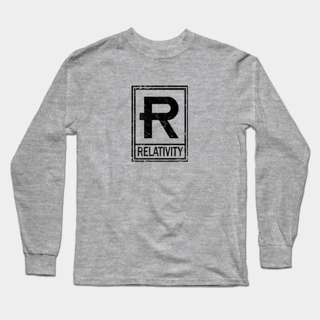 Relativity Records Long Sleeve T-Shirt by MindsparkCreative